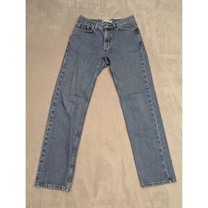 Vintage Tommy Hilfiger Jeans Juniors 5 Blue High Rise Straight 100% Cotton Y2K